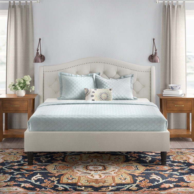 Alcott Hill® Weiss Tufted Low Profile Platform Bed & Reviews Wayfair